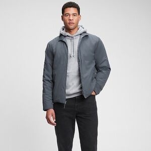 Gap Men’s Puffer Grey Jacket Size Small
